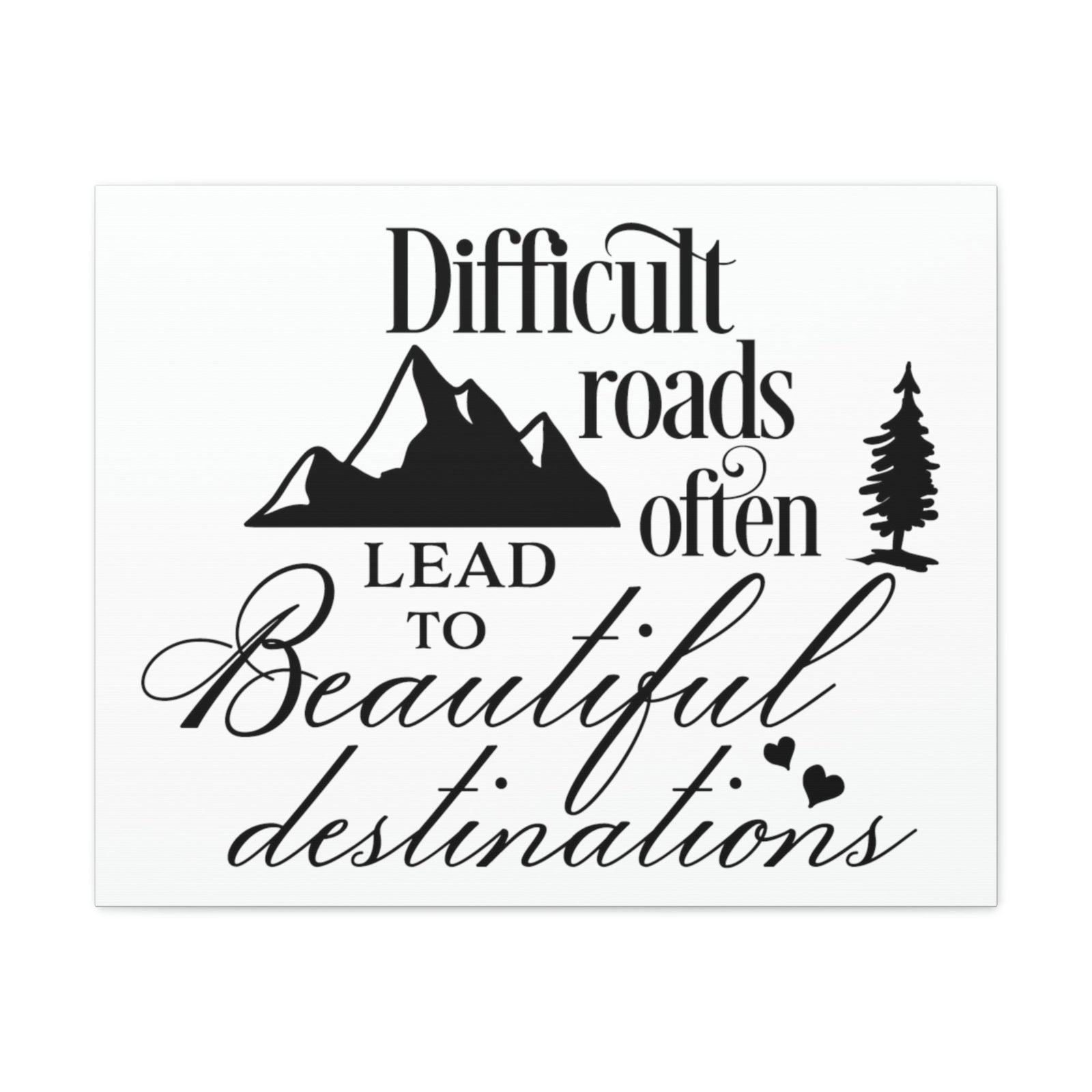 Scripture Walls To Beautiful Romans 15:4 Destinations Christian Wall Art Print Ready to Hang Unframed-Express Your Love Gifts