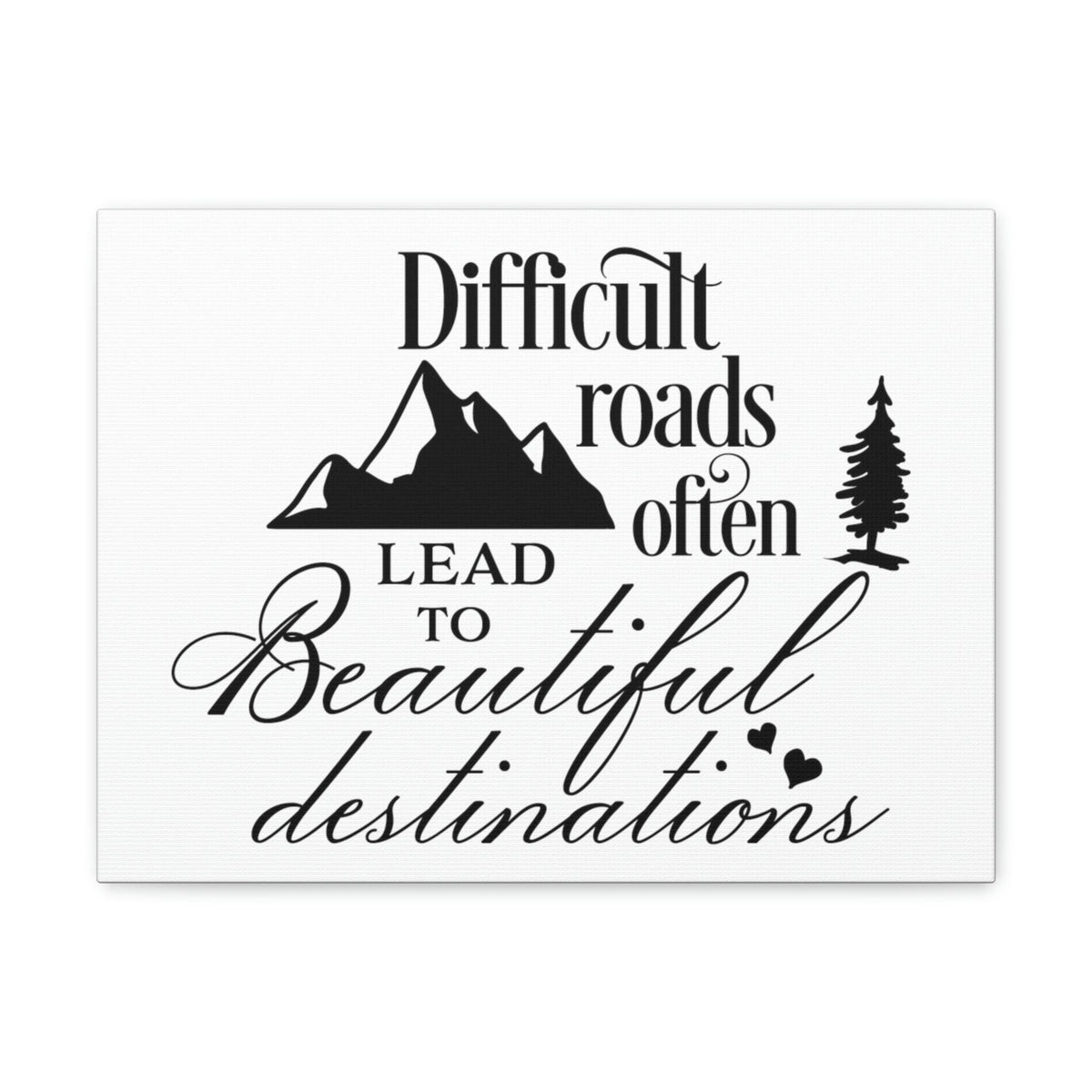 Scripture Walls To Beautiful Romans 15:4 Destinations Christian Wall Art Print Ready to Hang Unframed-Express Your Love Gifts