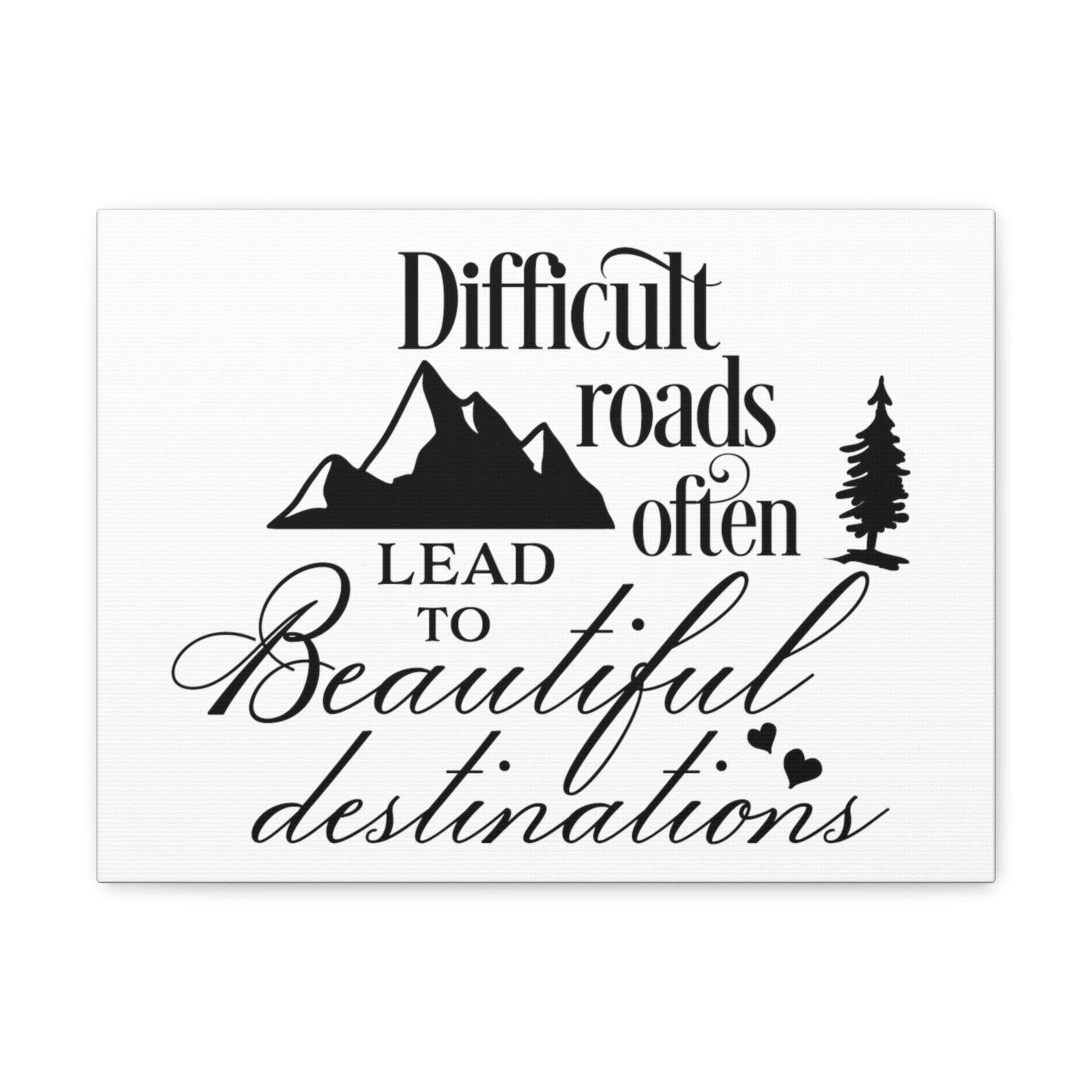 Scripture Walls To Beautiful Romans 15:4 Destinations Christian Wall Art Print Ready to Hang Unframed-Express Your Love Gifts