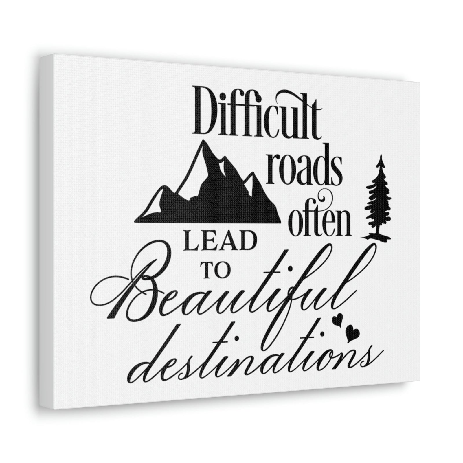 Scripture Walls To Beautiful Romans 15:4 Destinations Christian Wall Art Print Ready to Hang Unframed-Express Your Love Gifts