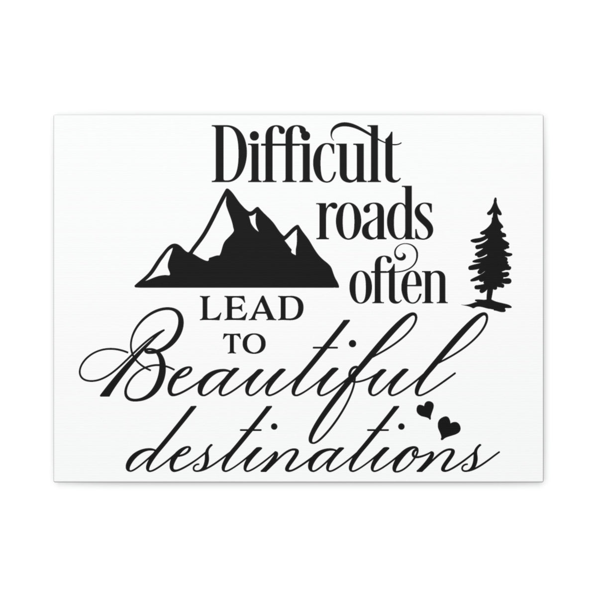 Scripture Walls To Beautiful Romans 15:4 Destinations Christian Wall Art Print Ready to Hang Unframed-Express Your Love Gifts