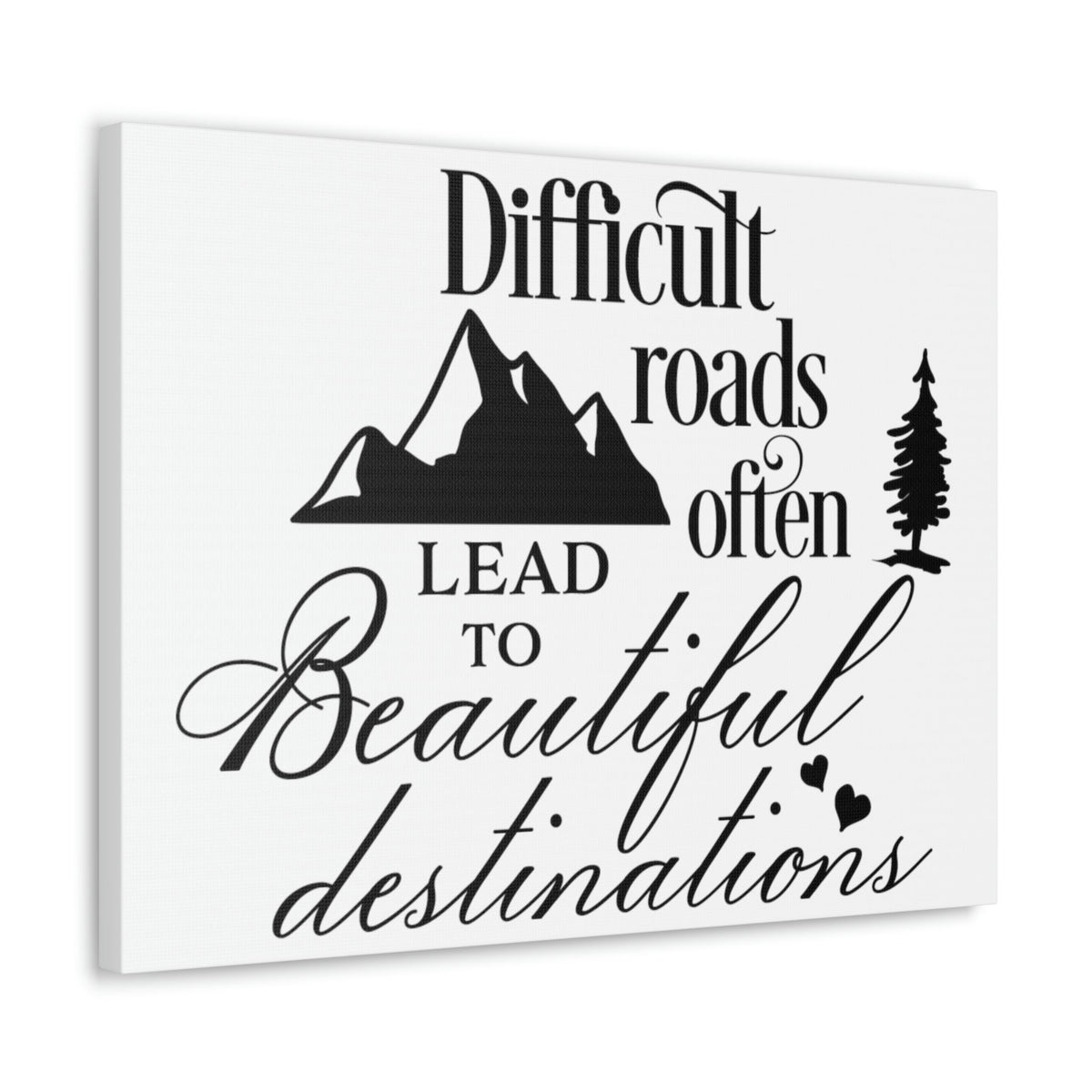 Scripture Walls To Beautiful Romans 15:4 Destinations Christian Wall Art Print Ready to Hang Unframed-Express Your Love Gifts