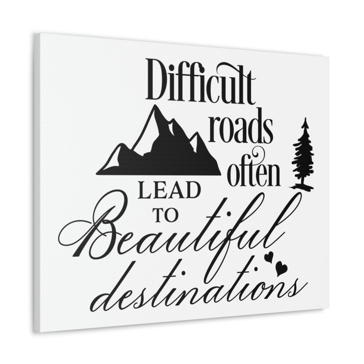 Scripture Walls To Beautiful Romans 15:4 Destinations Christian Wall Art Print Ready to Hang Unframed-Express Your Love Gifts