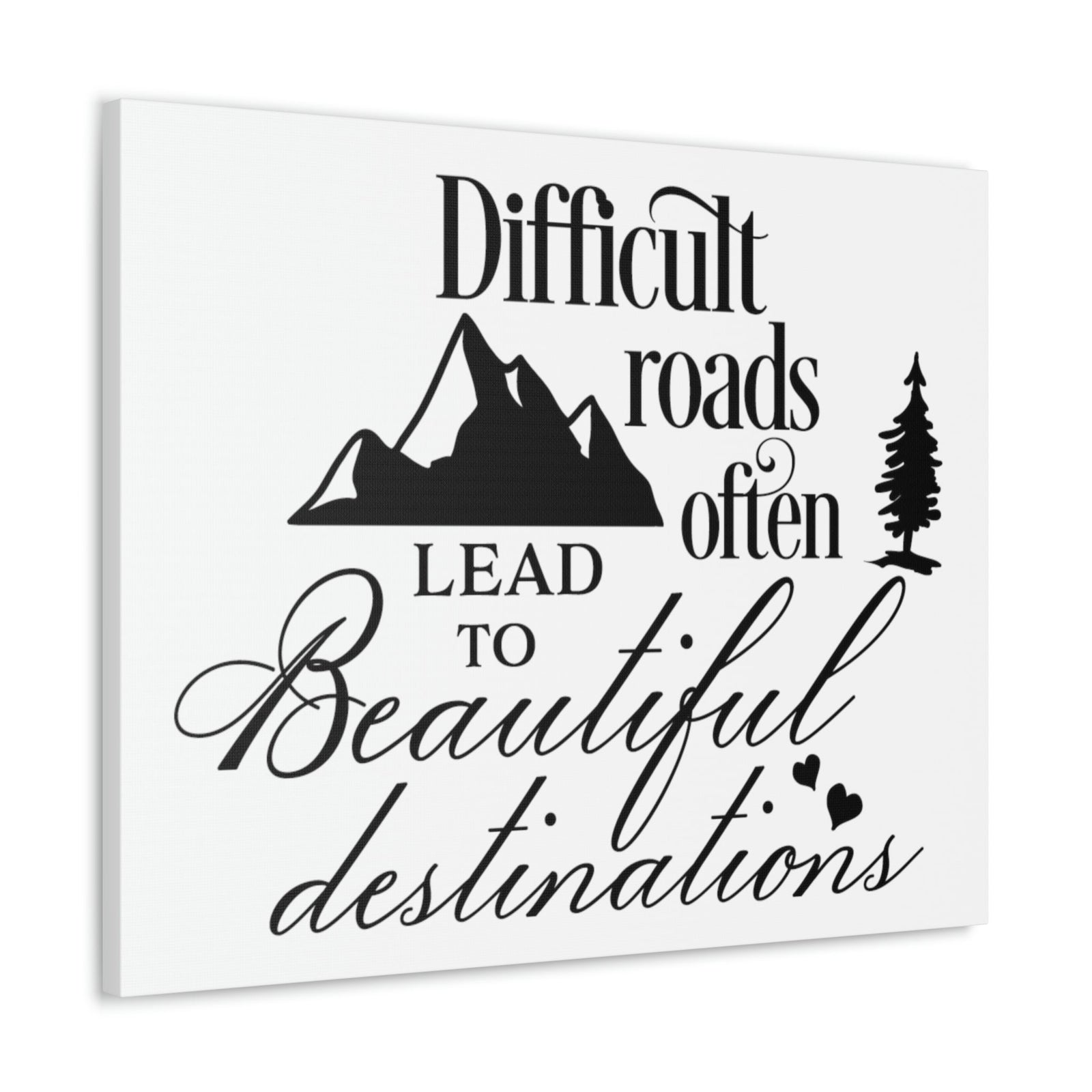 Scripture Walls To Beautiful Romans 15:4 Destinations Christian Wall Art Print Ready to Hang Unframed-Express Your Love Gifts