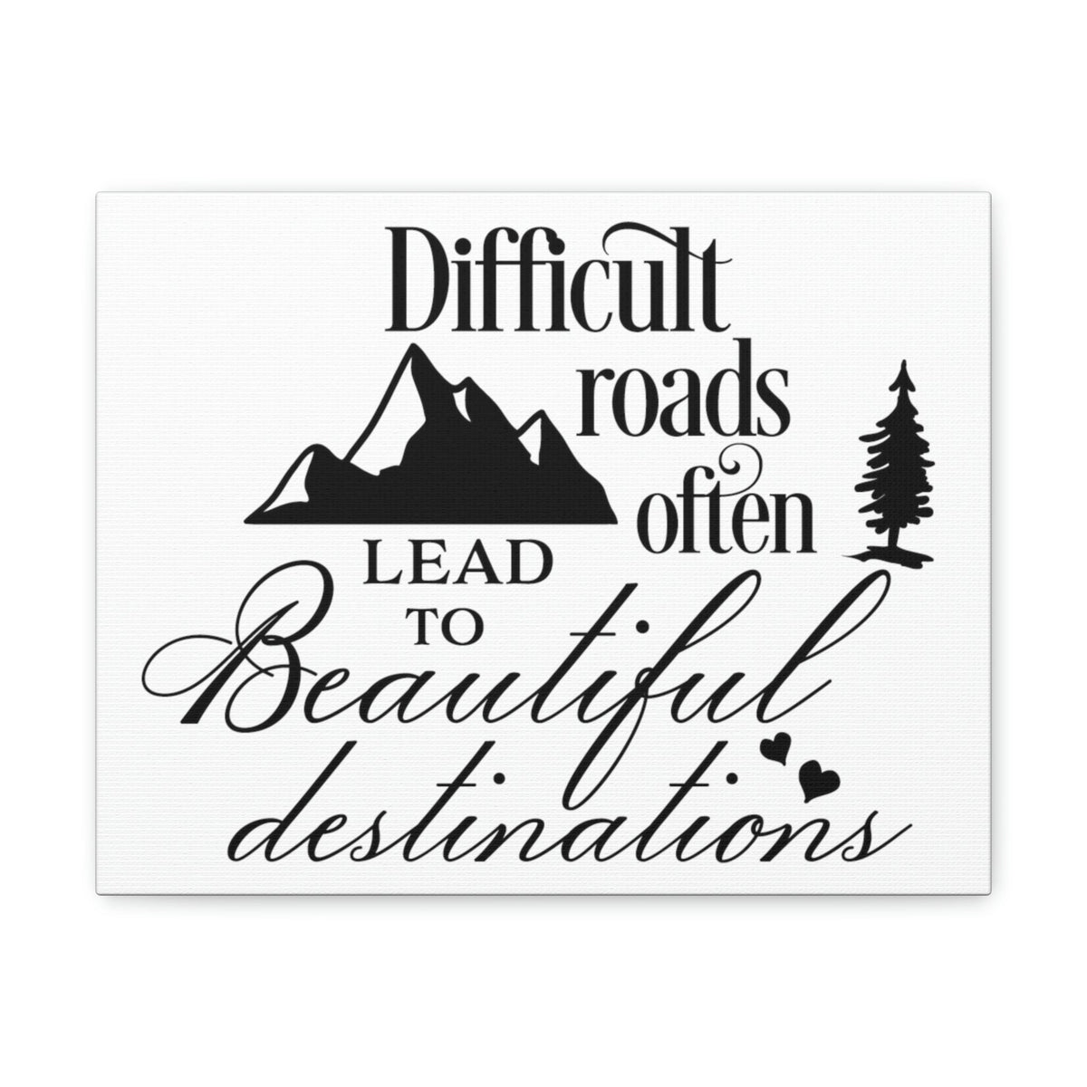 Scripture Walls To Beautiful Romans 15:4 Destinations Christian Wall Art Print Ready to Hang Unframed-Express Your Love Gifts