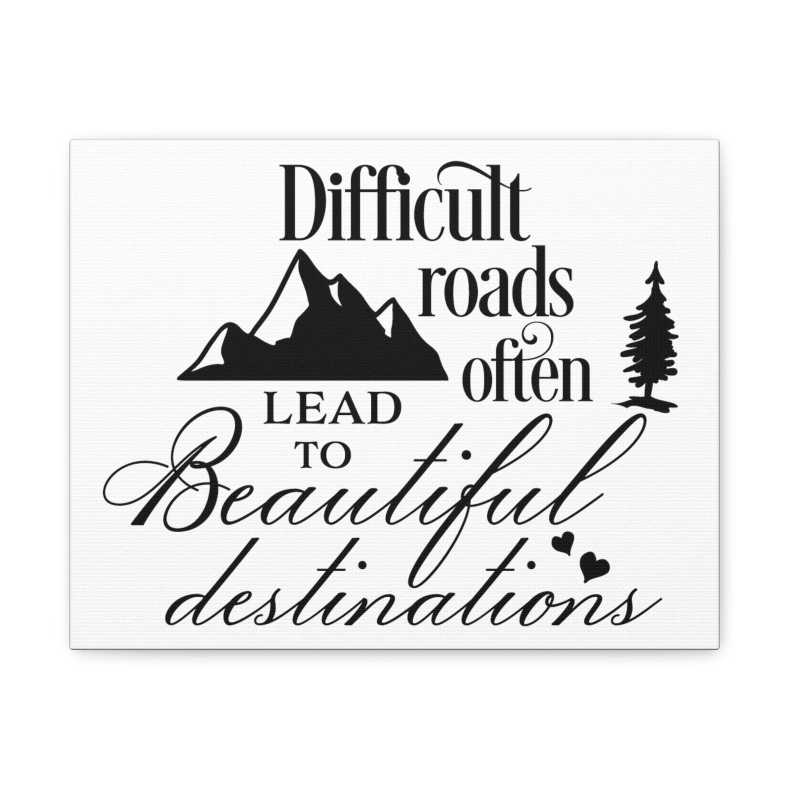 Scripture Walls To Beautiful Romans 15:4 Destinations Christian Wall Art Print Ready to Hang Unframed-Express Your Love Gifts