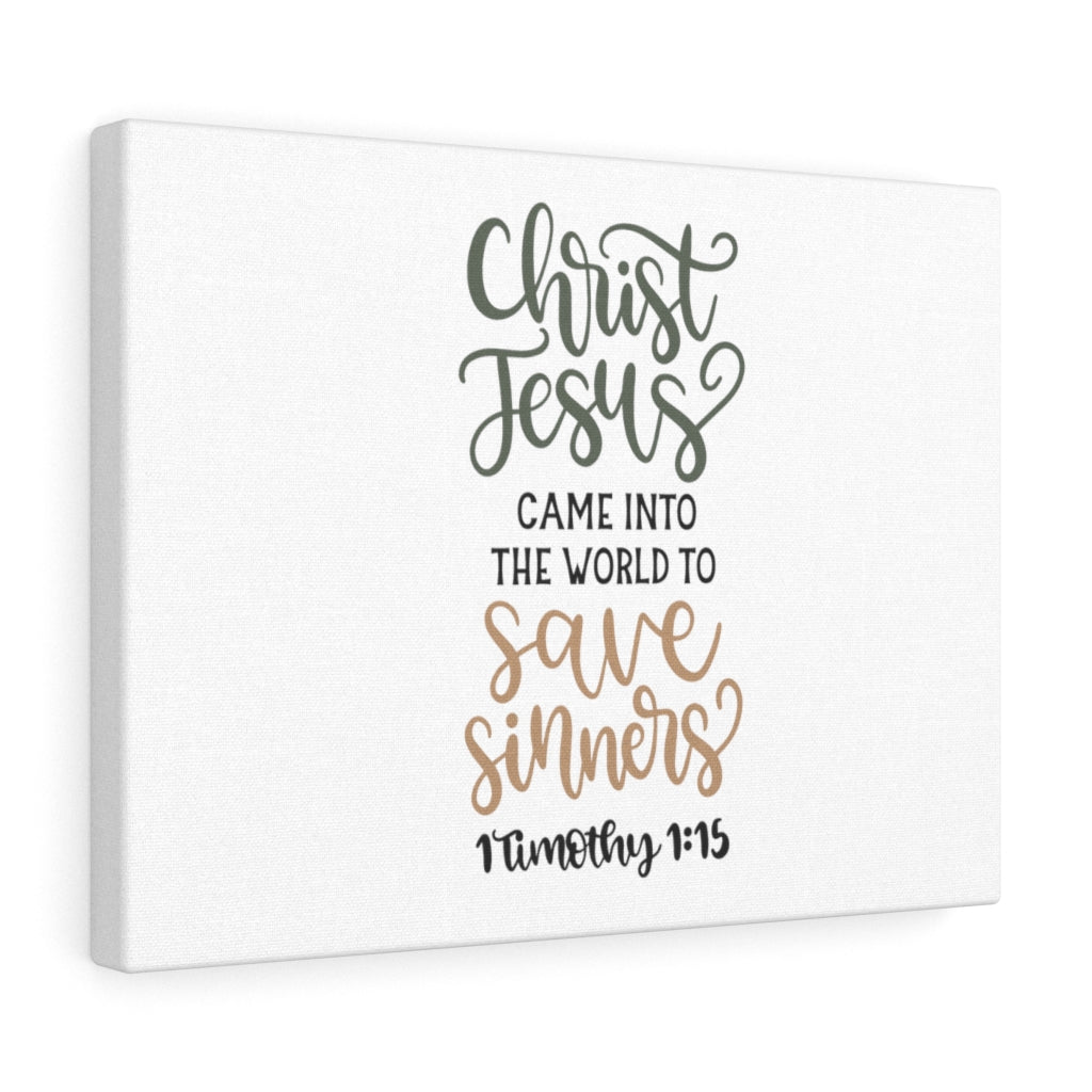 Scripture Walls To Save Sinners 1 Timothy 1:15 Bible Verse Canvas Christian Wall Art Ready to Hang Unframed-Express Your Love Gifts