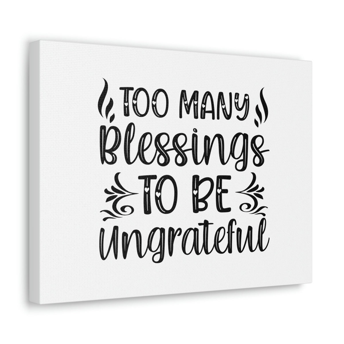 Scripture Walls Too Many Blessings To Be Ungrateful James 1:17 Christian Wall Art Bible Verse Print Ready to Hang Unframed-Express Your Love Gifts