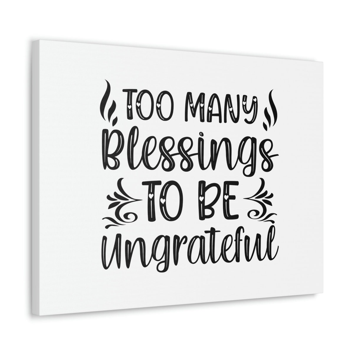 Scripture Walls Too Many Blessings To Be Ungrateful James 1:17 Christian Wall Art Bible Verse Print Ready to Hang Unframed-Express Your Love Gifts