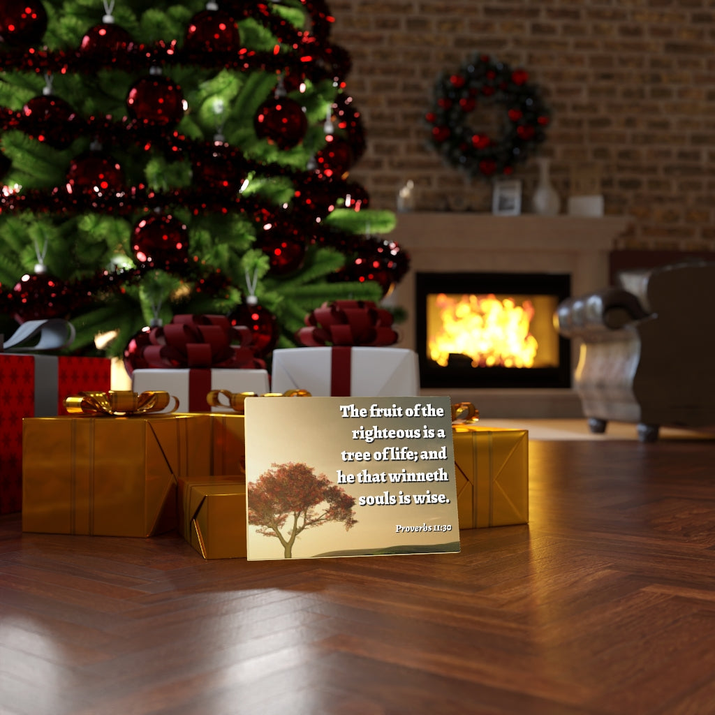 Scripture Walls Tree Of Life Proverbs 11:30 Bible Verse Canvas Christian Wall Art Ready to Hang Unframed-Express Your Love Gifts