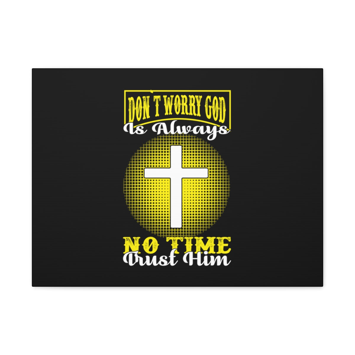 Scripture Walls Trust Him Psalm 37:3-7 Christian Wall Art Bible Verse Print Ready to Hang Unframed-Express Your Love Gifts