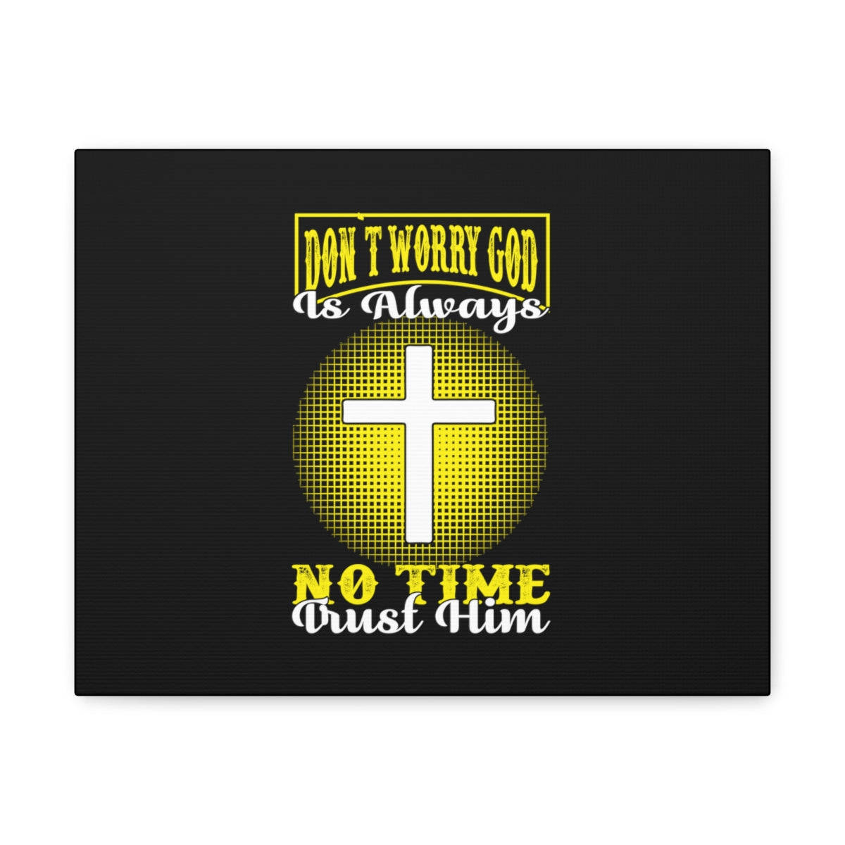 Scripture Walls Trust Him Psalm 37:3-7 Christian Wall Art Bible Verse Print Ready to Hang Unframed-Express Your Love Gifts