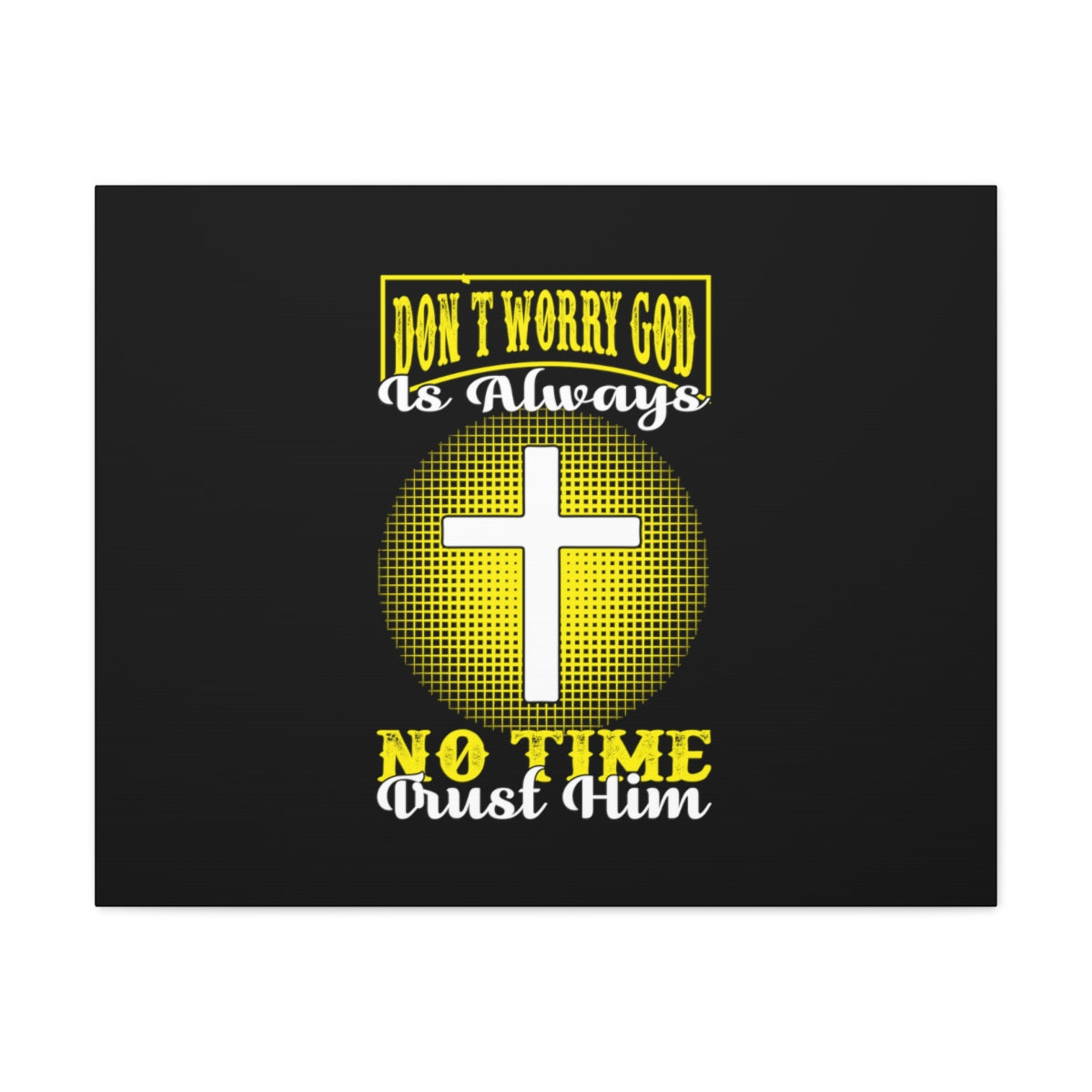 Scripture Walls Trust Him Psalm 37:3-7 Christian Wall Art Bible Verse Print Ready to Hang Unframed-Express Your Love Gifts