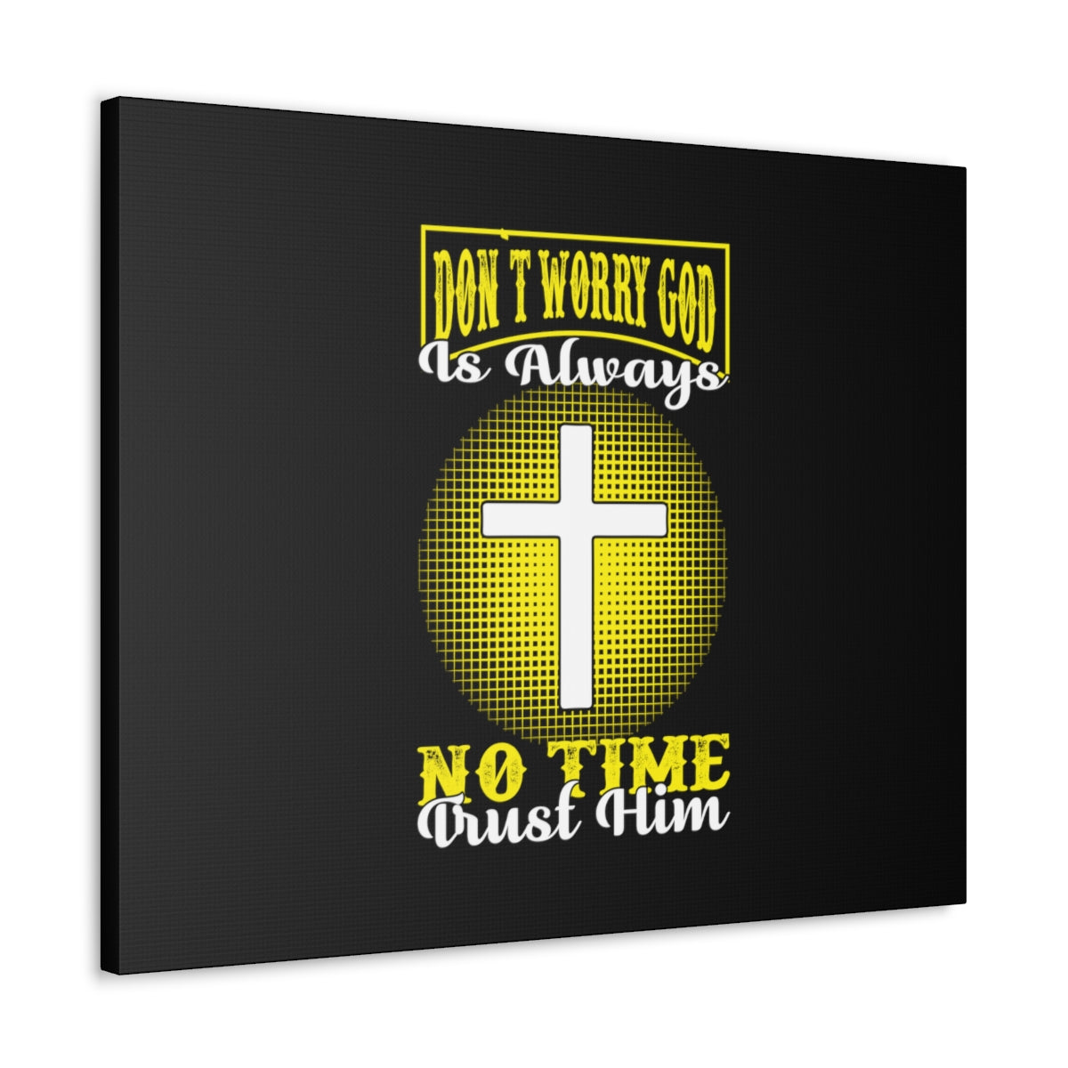 Scripture Walls Trust Him Psalm 37:3-7 Christian Wall Art Bible Verse Print Ready to Hang Unframed-Express Your Love Gifts