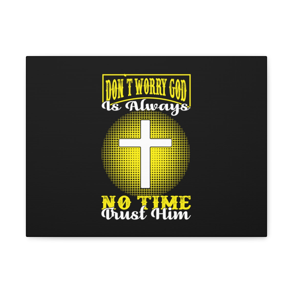 Scripture Walls Trust Him Psalm 37:3-7 Christian Wall Art Bible Verse Print Ready to Hang Unframed-Express Your Love Gifts