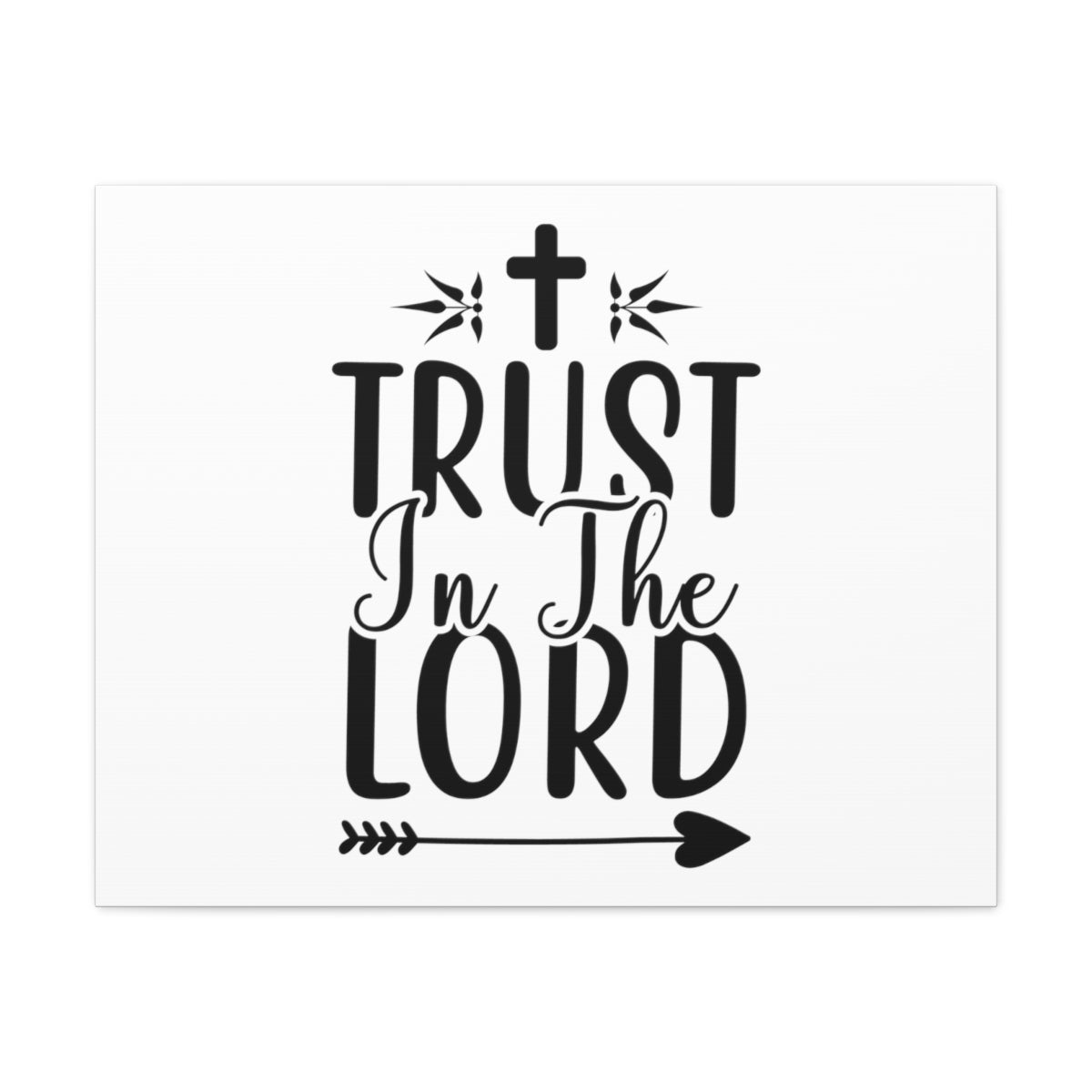 Scripture Walls Trust In The Lord Hebrews 13:8 Christian Wall Art Print Ready to Hang Unframed-Express Your Love Gifts
