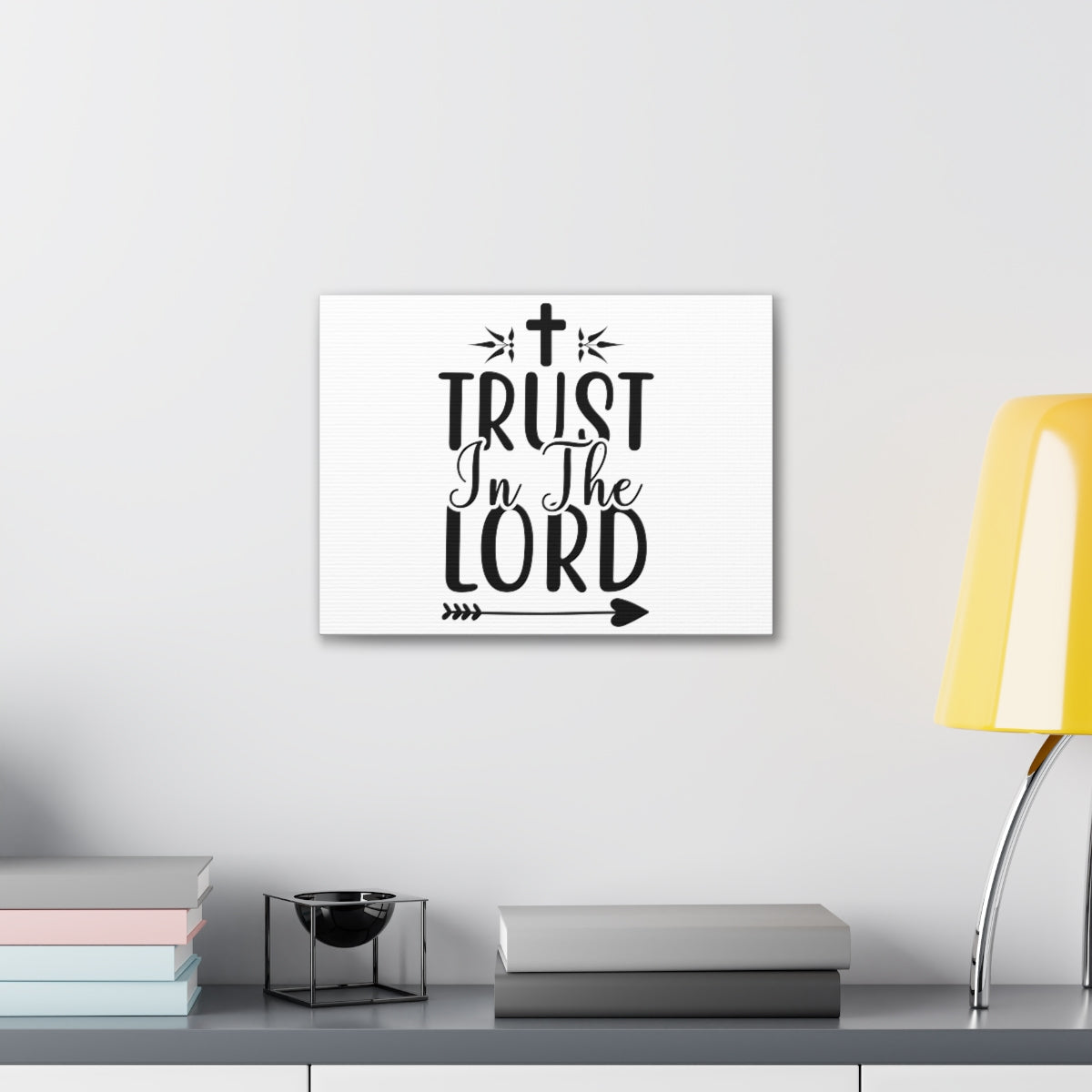 Scripture Walls Trust In The Lord Hebrews 13:8 Christian Wall Art Print Ready to Hang Unframed-Express Your Love Gifts