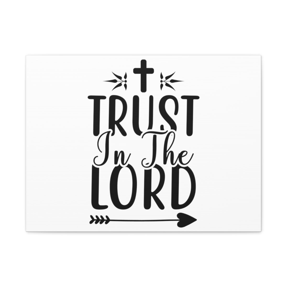 Scripture Walls Trust In The Lord Hebrews 13:8 Christian Wall Art Print Ready to Hang Unframed-Express Your Love Gifts