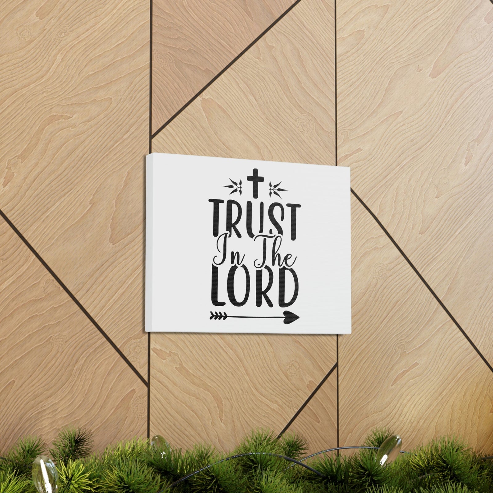 Scripture Walls Trust In The Lord Isaiah 12:2 Christian Wall Art Print Ready to Hang Unframed-Express Your Love Gifts