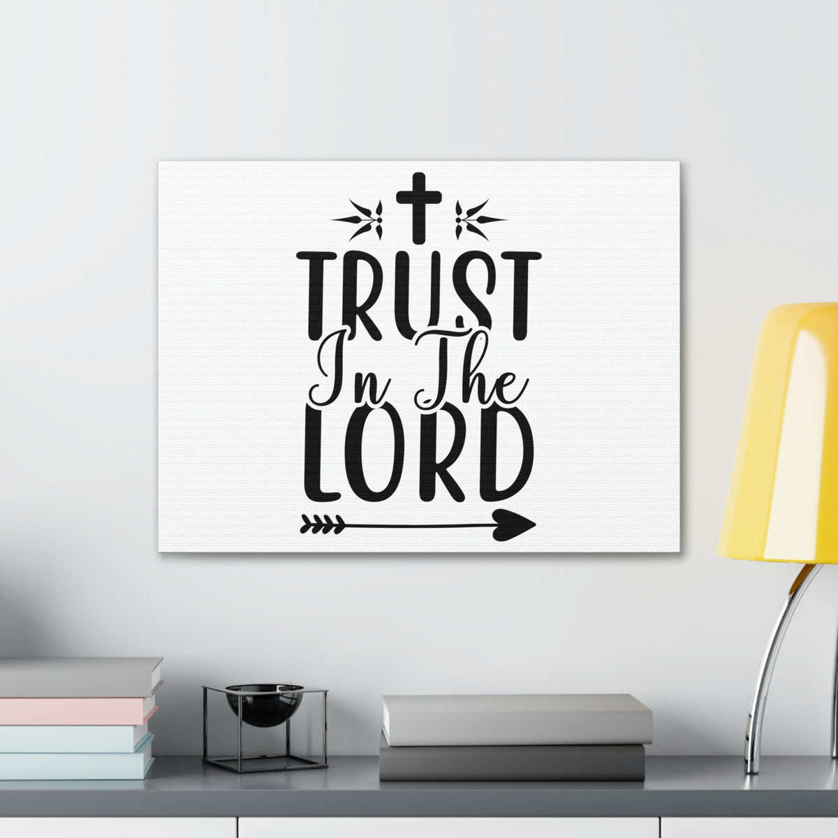 Scripture Walls Trust In The Lord Isaiah 12:2 Christian Wall Art Print Ready to Hang Unframed-Express Your Love Gifts
