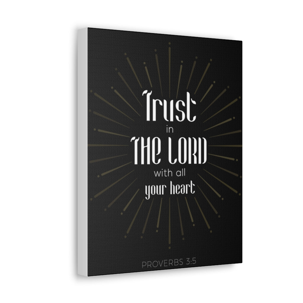 Scripture Walls Trust In The Lord Proverbs 3:5 Christian Wall Art Bible Verse Print Ready To Hang Unframed-Express Your Love Gifts