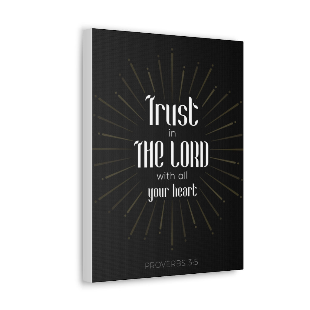Scripture Walls Trust In The Lord Proverbs 3:5 Christian Wall Art Bible Verse Print Ready To Hang Unframed-Express Your Love Gifts