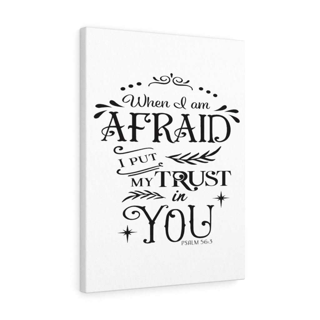 Scripture Walls Trust In You Psalm 56:3 Bible Verse Canvas Christian Wall Art Ready to Hang Unframed-Express Your Love Gifts