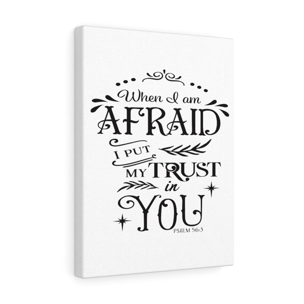 Scripture Walls Trust In You Psalm 56:3 Bible Verse Canvas Christian Wall Art Ready to Hang Unframed-Express Your Love Gifts