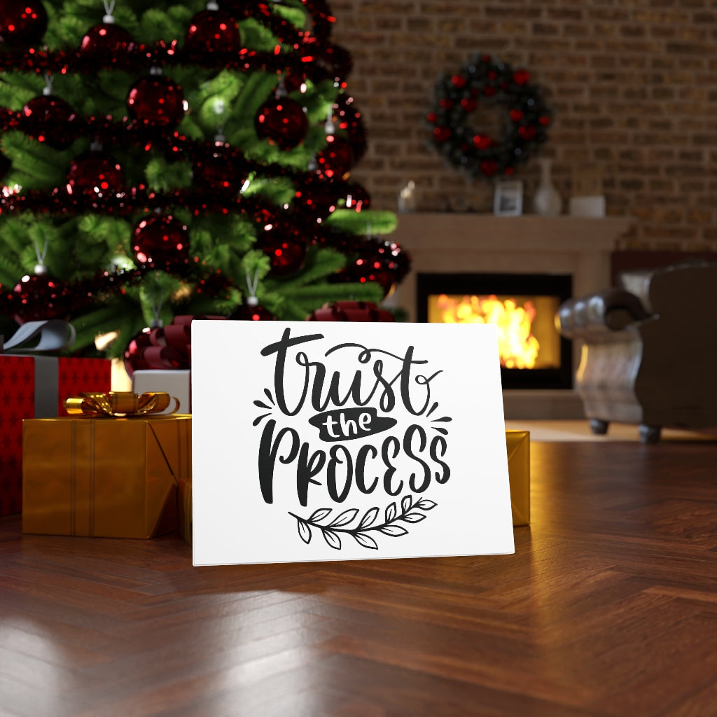 Scripture Walls Trust The Process Leaves Bible Verse Canvas Christian Wall Art Ready to Hang Unframed-Express Your Love Gifts