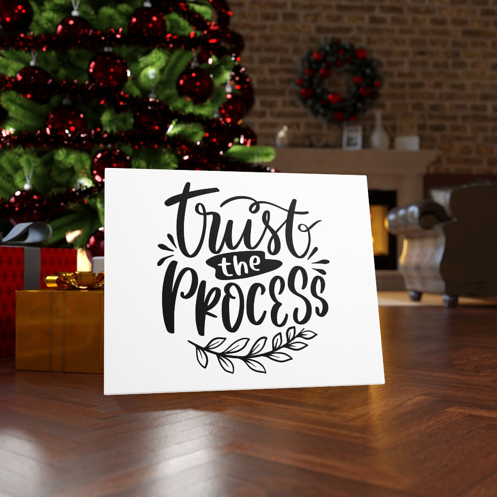 Scripture Walls Trust The Process Leaves Bible Verse Canvas Christian Wall Art Ready to Hang Unframed-Express Your Love Gifts