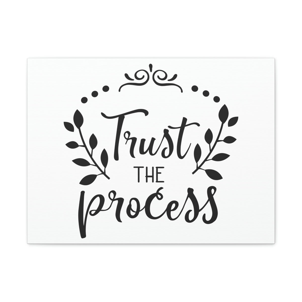 Scripture Walls Trust The Process Psalm 37:3 Christian Wall Art Print Ready to Hang Unframed-Express Your Love Gifts