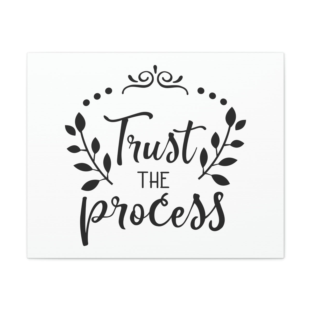 Scripture Walls Trust The Process Psalm 37:3 Christian Wall Art Print Ready to Hang Unframed-Express Your Love Gifts