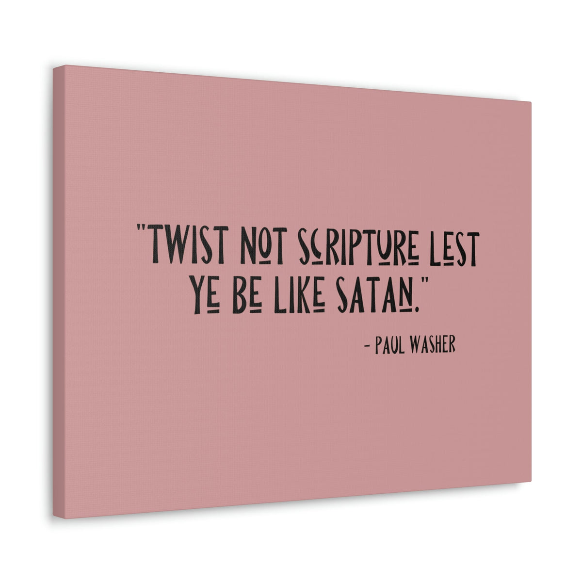 Scripture Walls Twist Not Scripture Revelation 22:19 Bible Canvas Christian Wall Art Ready to Hang Unframed-Express Your Love Gifts