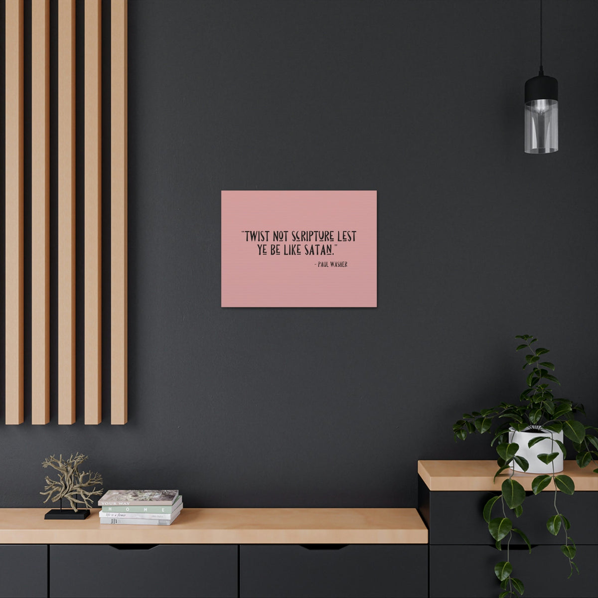 Scripture Walls Twist Not Scripture Revelation 22:19 Bible Canvas Christian Wall Art Ready to Hang Unframed-Express Your Love Gifts
