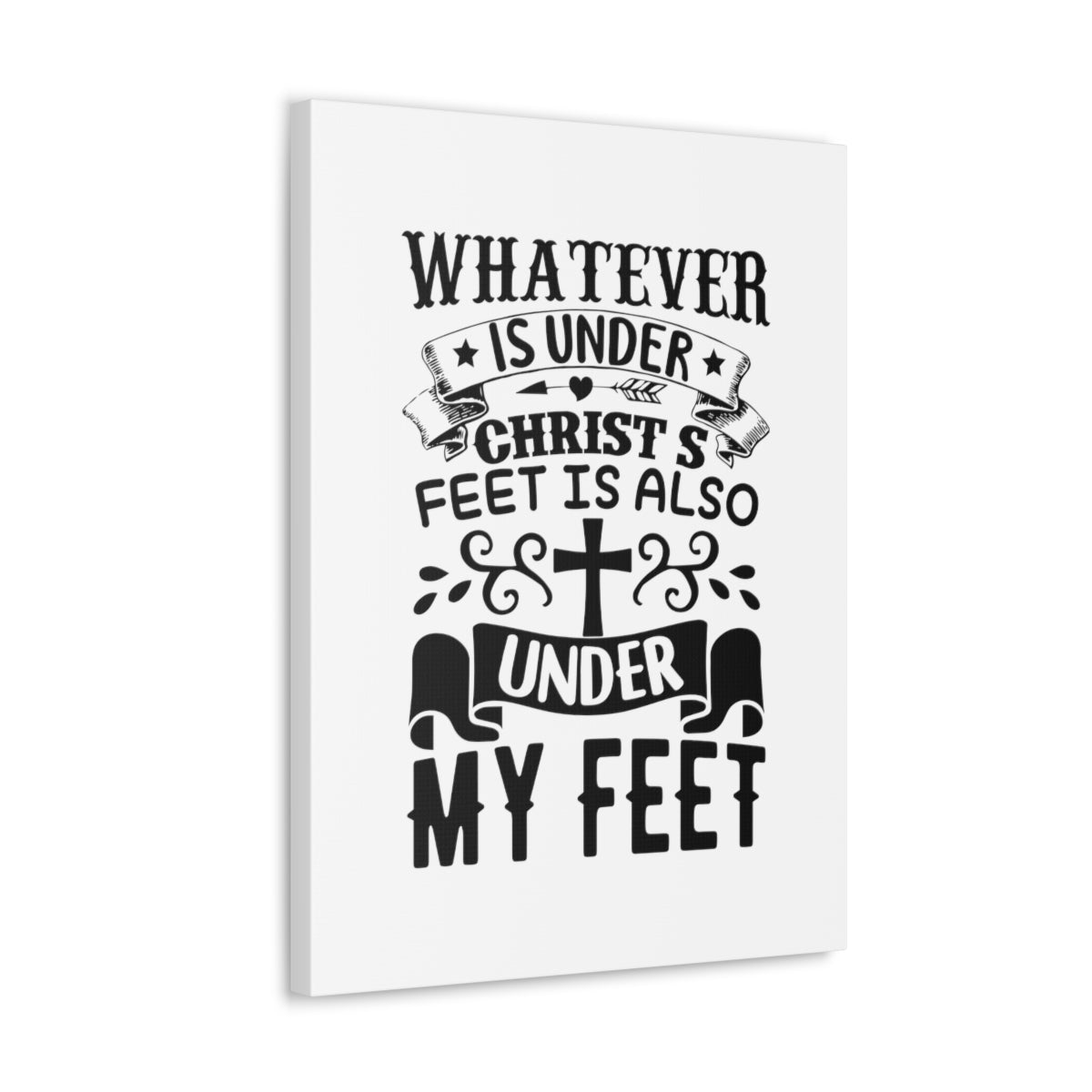 Scripture Walls Under Christ 1 Corinthians 15:27 Christian Wall Art Bible Verse Print Ready to Hang Unframed-Express Your Love Gifts
