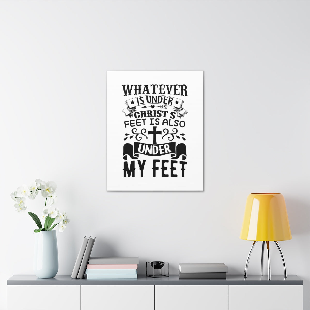 Scripture Walls Under Christ 1 Corinthians 15:27 Christian Wall Art Bible Verse Print Ready to Hang Unframed-Express Your Love Gifts