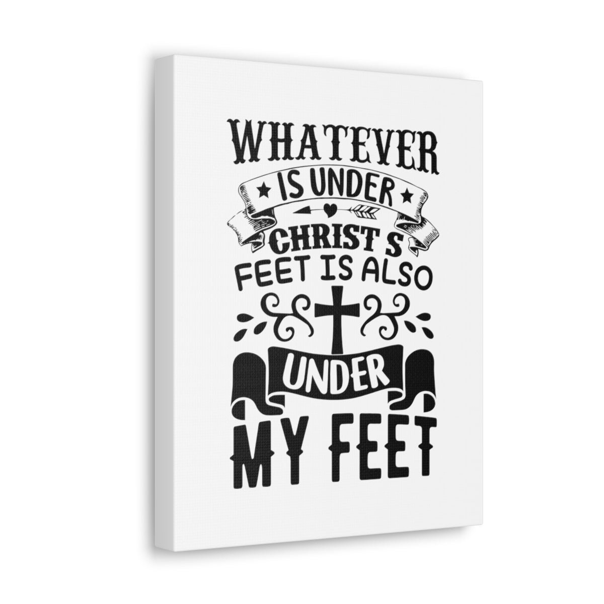 Scripture Walls Under Christ 1 Corinthians 15:27 Christian Wall Art Bible Verse Print Ready to Hang Unframed-Express Your Love Gifts