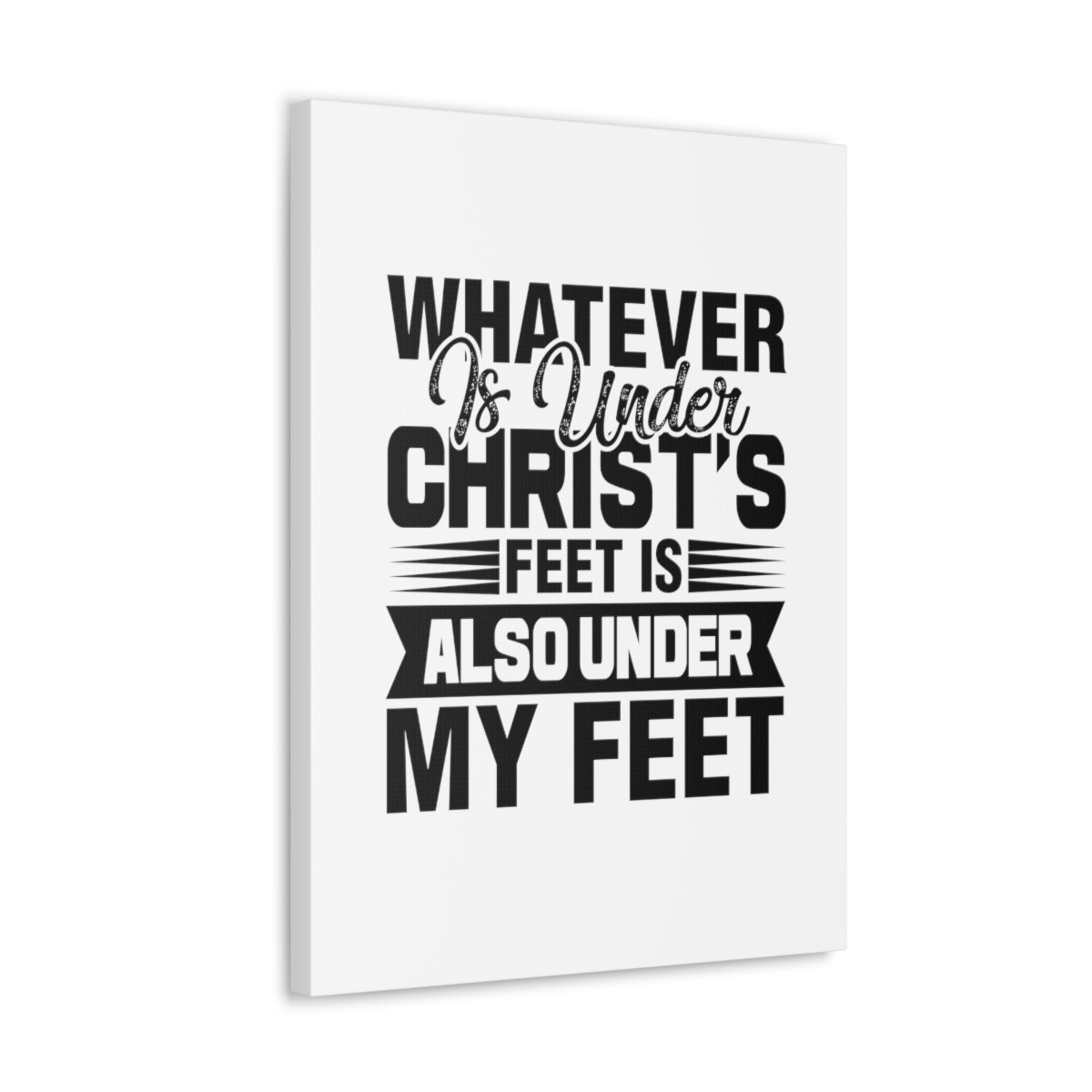 Scripture Walls Under Christ's Feet 2 Corinthians 13:5 Christian Wall Art Bible Verse Print Ready to Hang Unframed-Express Your Love Gifts