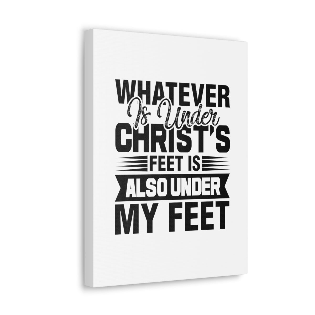 Scripture Walls Under Christ's Feet 2 Corinthians 13:5 Christian Wall Art Bible Verse Print Ready to Hang Unframed-Express Your Love Gifts