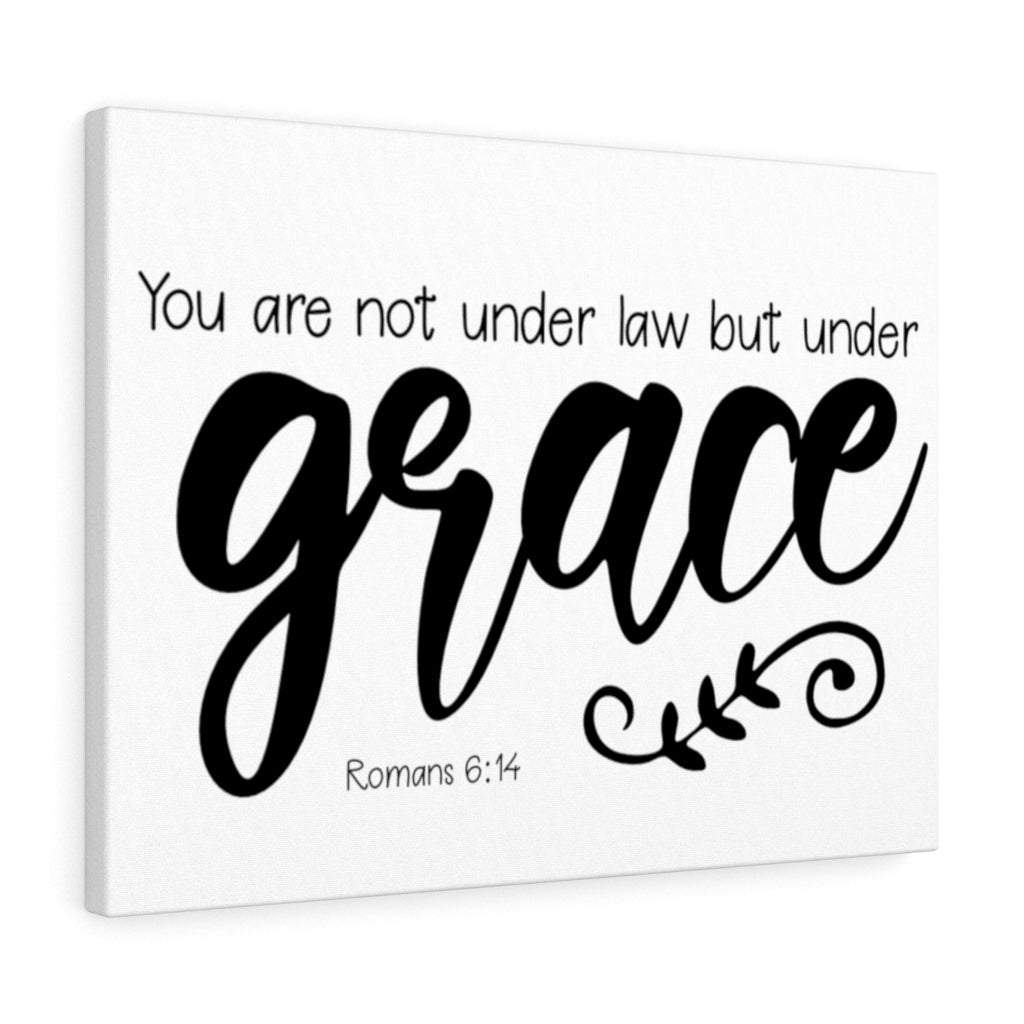 Scripture Walls Under Grace Romans 6:14 Bible Verse Canvas Christian Wall Art Ready to Hang Unframed-Express Your Love Gifts