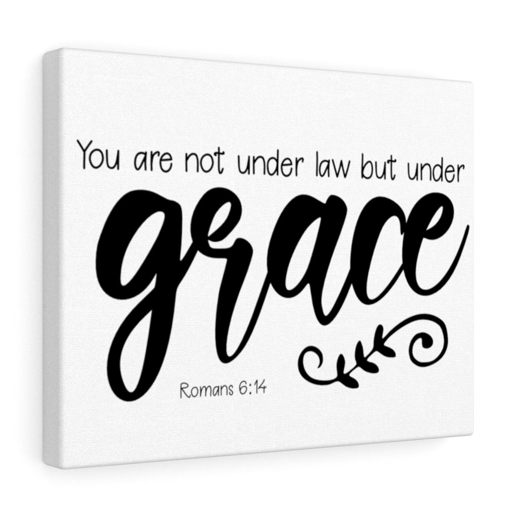 Scripture Walls Under Grace Romans 6:14 Bible Verse Canvas Christian Wall Art Ready to Hang Unframed-Express Your Love Gifts