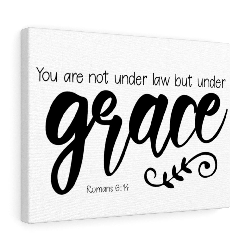 Scripture Walls Under Grace Romans 6:14 Bible Verse Canvas Christian Wall Art Ready to Hang Unframed-Express Your Love Gifts