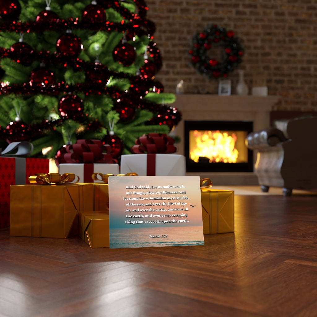 Scripture Walls Upon The Earth Genesis 1:26 Bible Verse Canvas Christian Wall Art Ready to Hang Unframed-Express Your Love Gifts