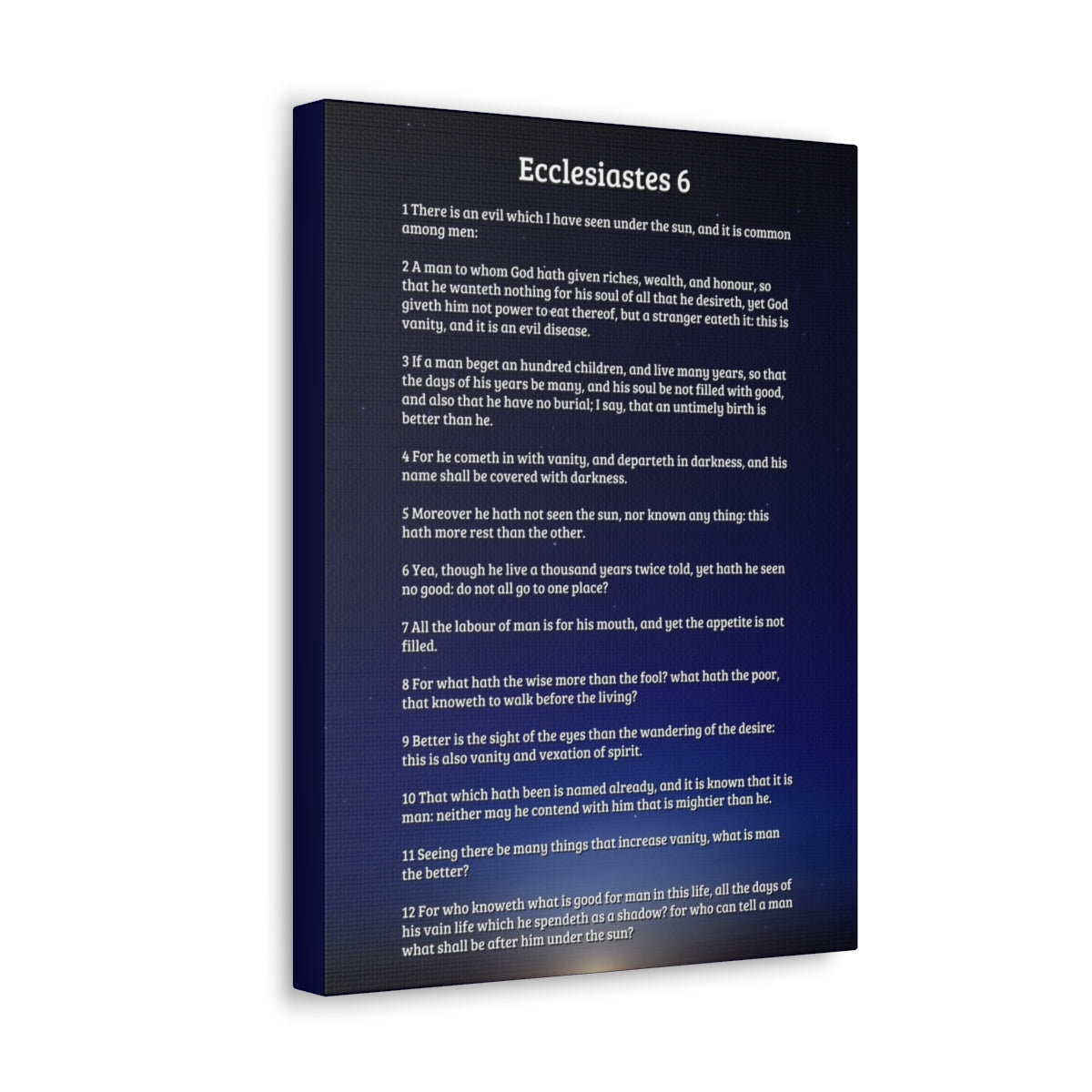 Choose Your Chapter: A Custom-Made Canvas of Your Treasured Scripture-Express Your Love Gifts