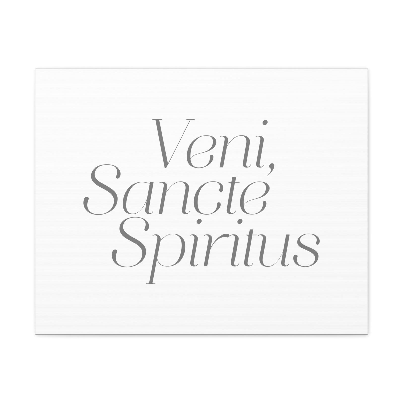 Scripture Walls Veni, Sancte Spiritus John 15:26 Bible Verse Canvas Christian Wall Art Ready to Hang Unframed-Express Your Love Gifts