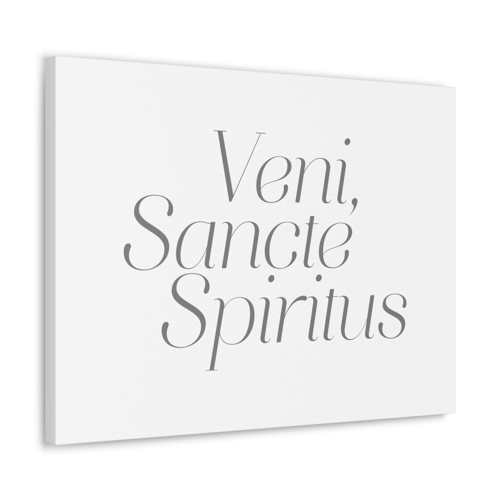 Scripture Walls Veni, Sancte Spiritus John 15:26 Bible Verse Canvas Christian Wall Art Ready to Hang Unframed-Express Your Love Gifts