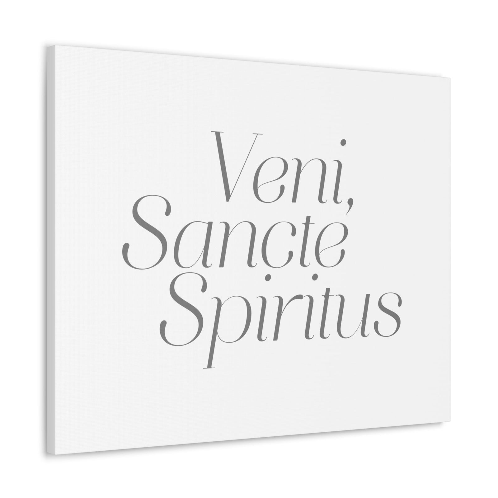 Scripture Walls Veni, Sancte Spiritus John 15:26 Bible Verse Canvas Christian Wall Art Ready to Hang Unframed-Express Your Love Gifts