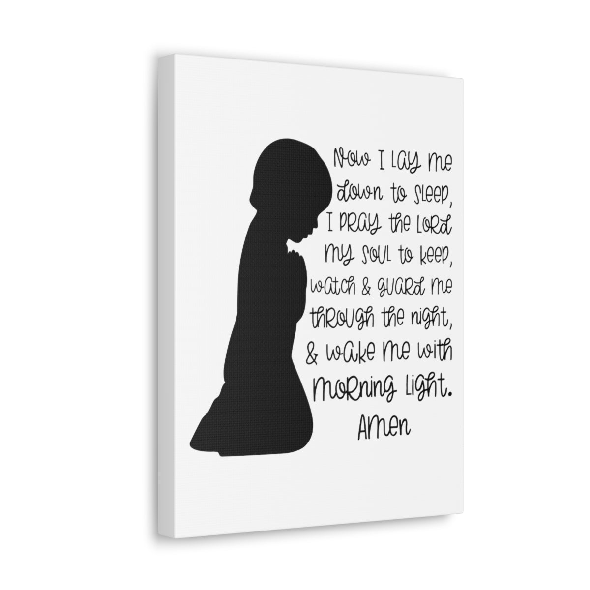 Scripture Walls Wake Me With Morning Psalms 4:8 Christian Wall Art Print Ready to Hang Unframed-Express Your Love Gifts