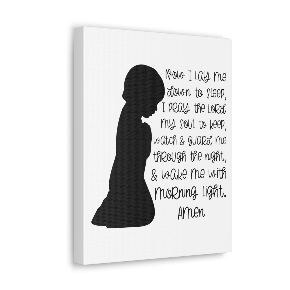 Scripture Walls Wake Me With Morning Psalms 4:8 Christian Wall Art Print Ready to Hang Unframed-Express Your Love Gifts