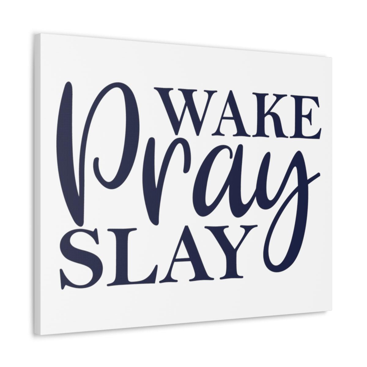 Scripture Walls Wake Pray Slay 2 Timothy 1:3 Christian Wall Art Print Ready to Hang Unframed-Express Your Love Gifts